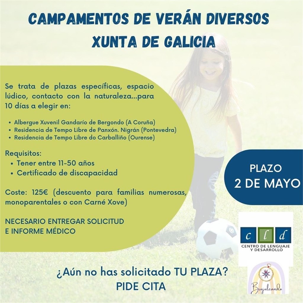 Campamento de Verano 2023- DIVERSOS- Xunta de Galicia 