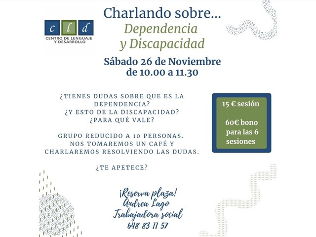 Charla Familia "Dependencia y Discapacidad" 